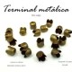 Terminal metálica perforada