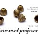 Terminal metálica perforada