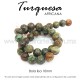 Turquesa africana bola lisa 10mm