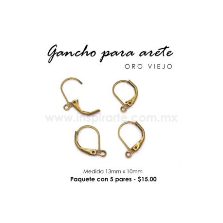 Gancho para arete patente
