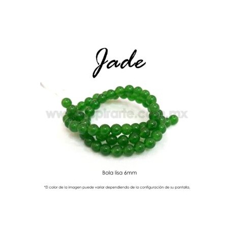 Jade bola lisa 6 mm