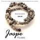Jaspe Picasso, bola lisa 4mm