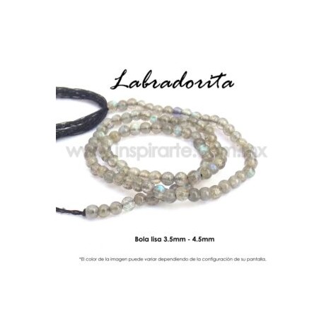 Labradorita bola lisa 3.5-4.5mm