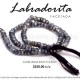 Labradorita dona facetada 4mm x 2.5mm