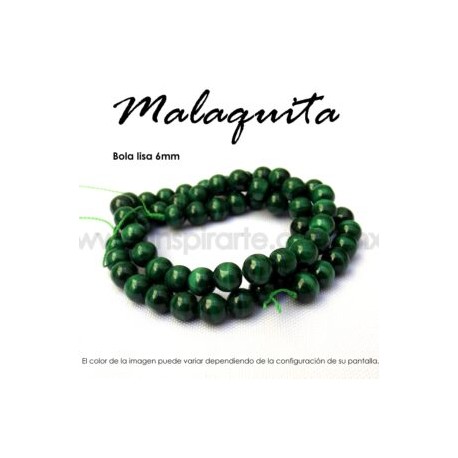 Malaquita bola lisa 6mm
