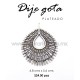 Dije gota 6.8 cms x 5.6 cms