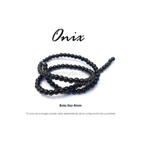 Ónix bola lisa 4mm