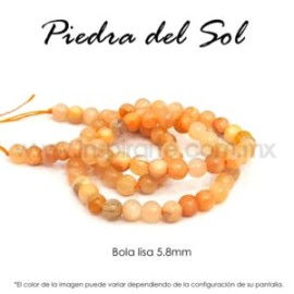 Piedra del sol bola 5.8mm