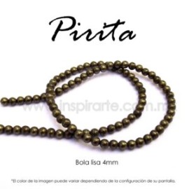 Pirita, bola lisa 4mm