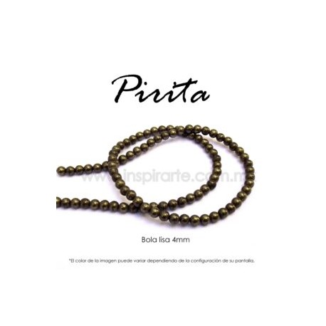 Pirita, bola lisa 4mm