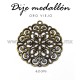 Dije medallón oro viejo