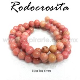 Rodocrosita bola lisa 6 mm