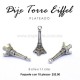 Dije Torre Eiffel plateada 3 cms x 1.1 cms