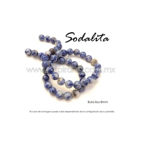 Sodalita, bola lisa 8mm