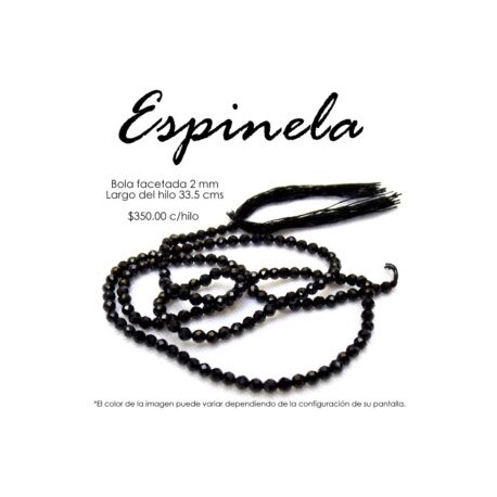 Espinela facetada 2mm