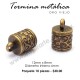 Terminal metálica 12mm x 8mm