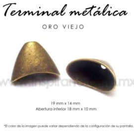 Terminal metálica perforada
