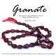 Granate, gota irregular 8mm x 6mm