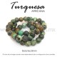 Turquesa africana bola lisa 8mm