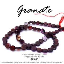 Granate, luneta 5mm x 2mm