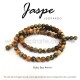 Jaspe leopardo, bola lisa 4mm