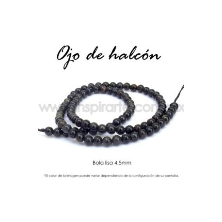 Ojo de halcón, bola lisa 4.5mm