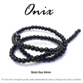 Ónix bola lisa 4mm