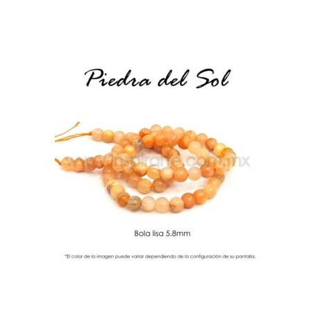 Piedra del sol bola 5.8mm