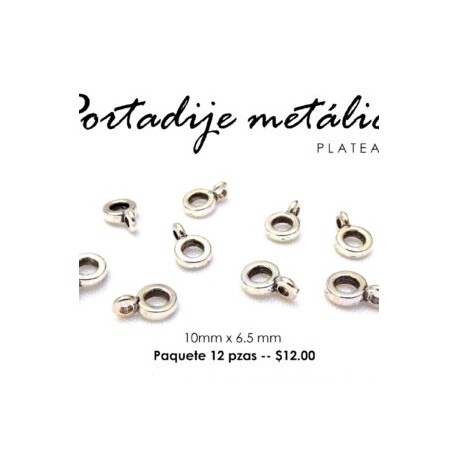 Portadije metálico 10mm x 6.5mm