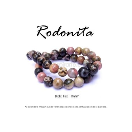 Rodonita, bola lisa 10mm
