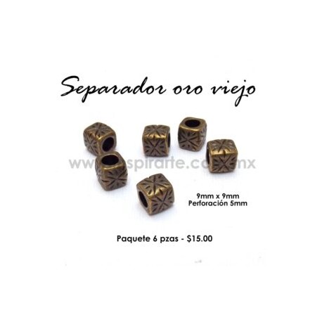 Separador cubo 9mm x 9mm