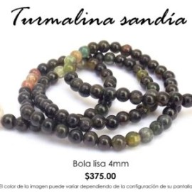 Turmalina sandía bola 4mm