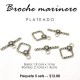 Broche marinero rombo