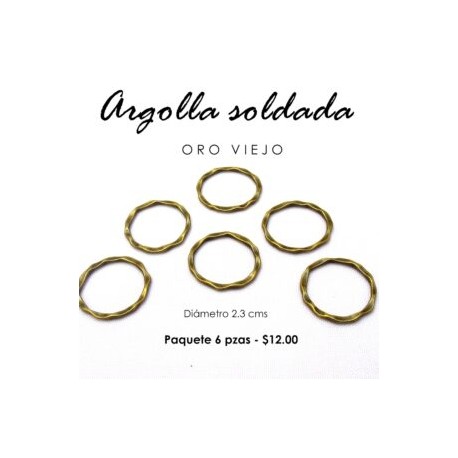Argolla soldada