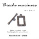 Broche marinero rectangular