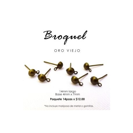 Broquel oro viejo