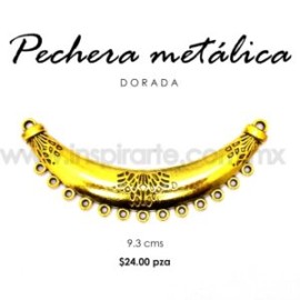 Dije pechera con argollas 9.3 cms