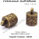 Terminal metálica 12mm x 8mm