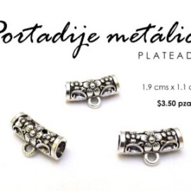 Portadije metálico 1.9 cms x 1.1 cms