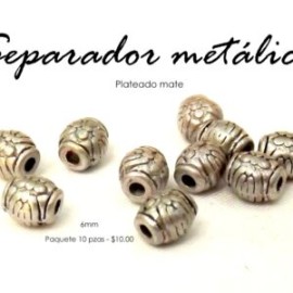 Separador metálico 6mm