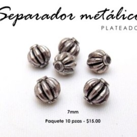 Separador metálico 7mm
