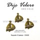 Dije velero 2.8 cms x 1.7 cms