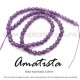 Amatista bola facetada 4.5mm