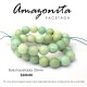 Amazonita bola facetada 10mm