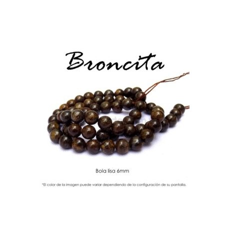 Broncita, bola lisa 6mm