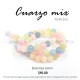 Cuarzo Mix Pastel bola lisa 6mm