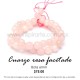 Cuarzo rosa bola facetada 6mm