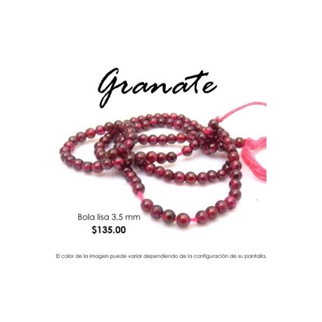 Granate bola lisa 3.5mm
