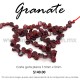Granate gota horizontal 7.5 mm x 5 mm