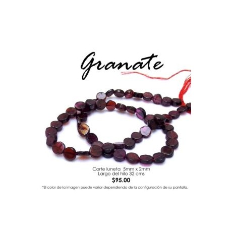 Granate, luneta 5mm x 2mm